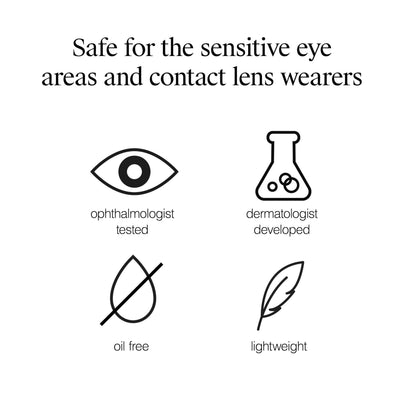 Neutrogena Gentle Oil-Free Eye Makeup Remover & Cleanser for Sensitive Eyes, Makeup Remover for Waterproof Mascara, Dermatologist & Ophthalmologist Tested, 3.8 fl. oz
